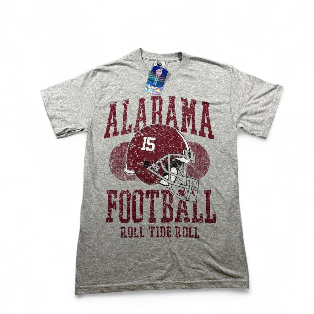 Alabama Crimson Tide grey football t-shirt nwt